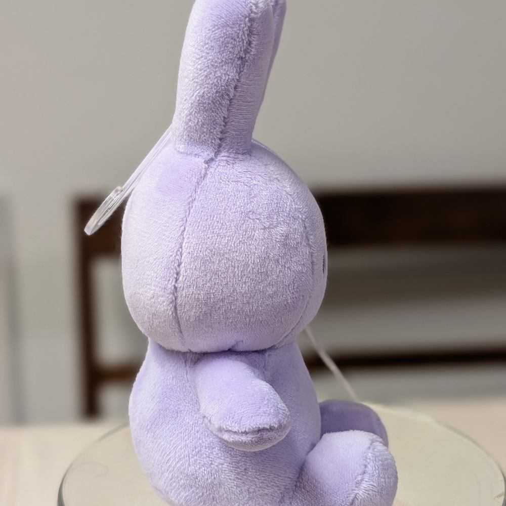6 inches tall MIFFY lilac plush stuffed toy NEW with tags - Picture 4 of 10